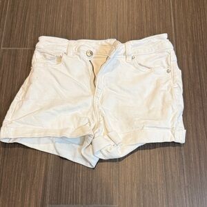 American Eagle Outfitters Women's Cream Jean Shorts